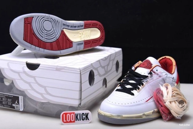 Reps TBK Jordan DJ4375-106 Retro SP Off-White 2 Low Red White 0718